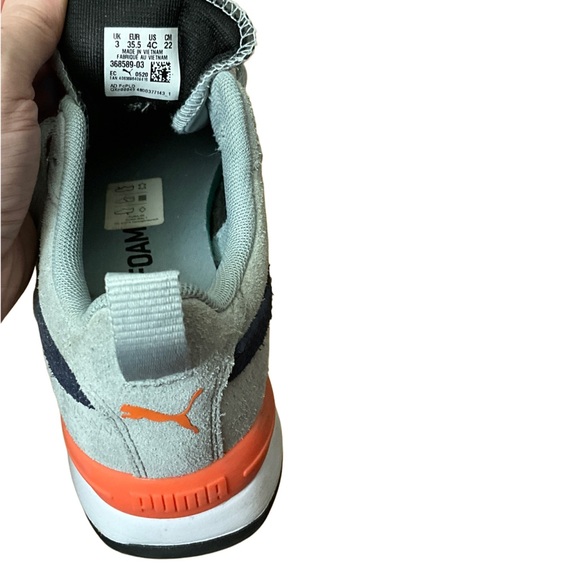 Puma Boys 5C Gray Sneakers - Picture 8 of 8